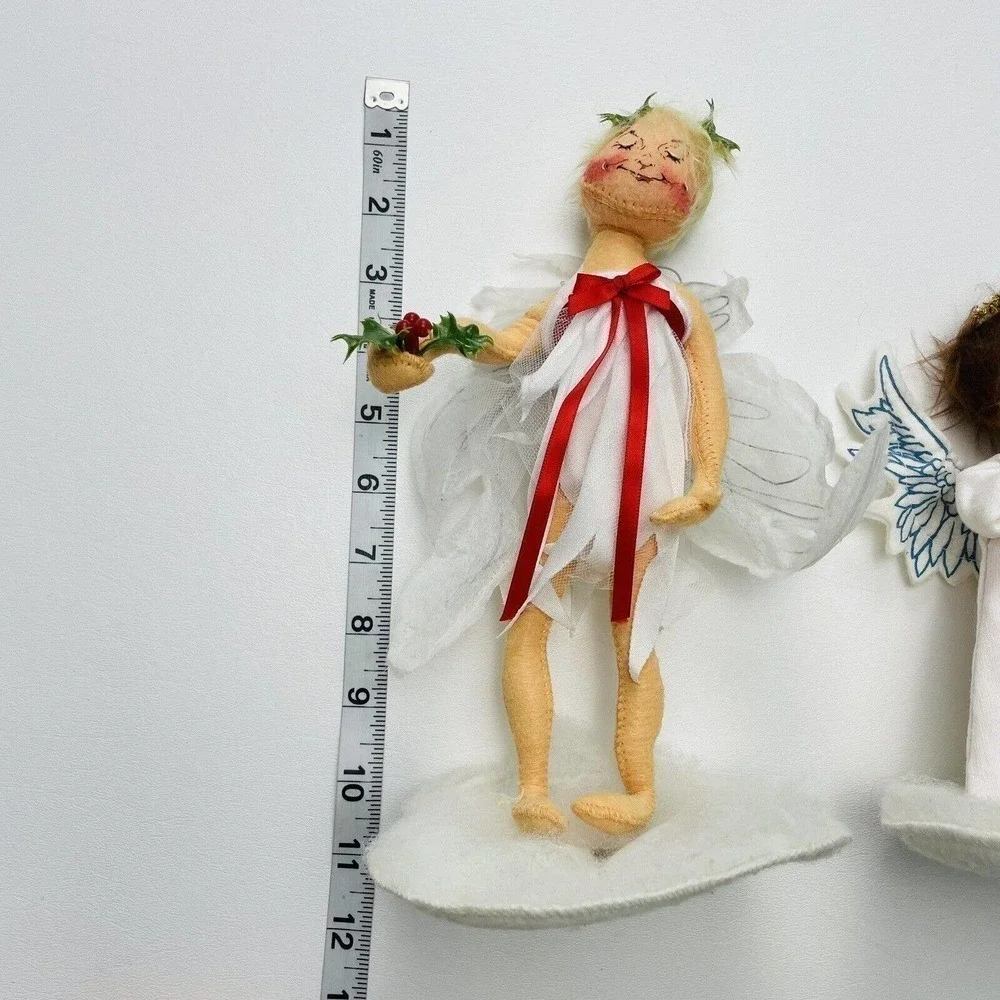 Vintage Annalee Standing Christmas Angels 1989‎ & 1994 7